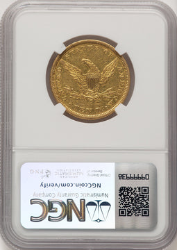 1840 $10 Liberty Eagle NGC AU53