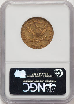 1892-CC $10 Liberty Eagle NGC AU55 (520884027)