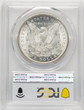 1893 Blue Gradient Morgan Dollar PCGS MS64