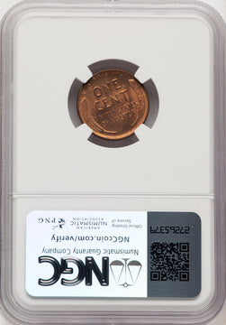 1924-D 1C RB Lincoln Cent NGC MS64 (771340015)