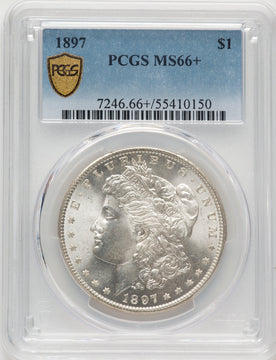 1897 Morgan Dollar PCGS MS66+