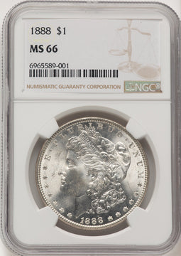 1888 Morgan Dollar NGC MS66 (774890076)