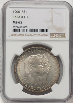 1900 Lafayette Dollar Commemorative Silver NGC MS65 (774709002)