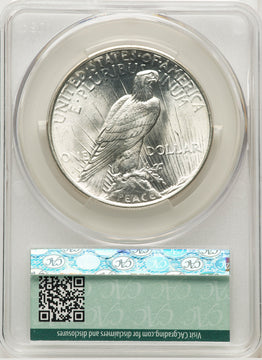 1926-D Peace Dollar CACG MS65