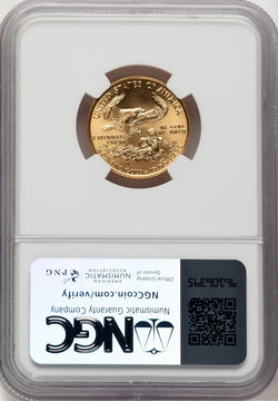 1994 $10 Quarter-Ounce Gold Eagle Brown Label NGC MS70 (765389001)