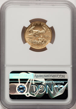 2021 $10 Quarter Ounce Gold Eagle T-1 First Strike Don Everhart NGC MS70