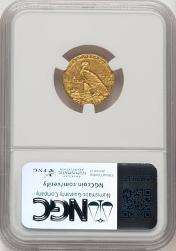 1910 $2.50 Indian Quarter Eagle NGC MS62 (773673035)