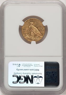 1912-S $5 Indian Half Eagle NGC AU58 (177209001)
