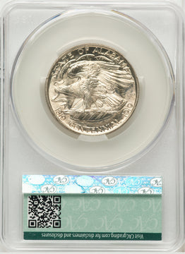 1921 50C Alabama Commemorative Silver CACG MS65