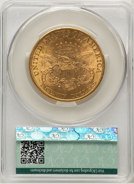 1897 $20 Liberty Double Eagle CACG MS63