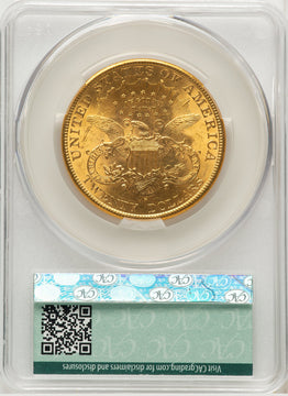 1897-S $20 Liberty Double Eagle CACG MS62 (774647045)