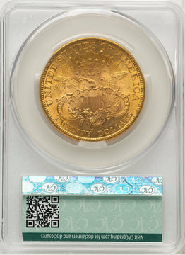 1898 $20 CACG Secure Liberty Double Eagle CACG MS62