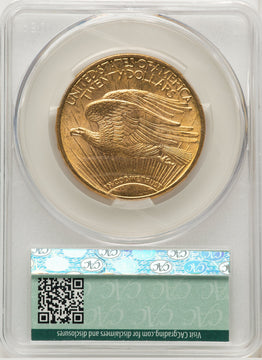 1915-S $20 Saint-Gaudens Double Eagle CACG MS63 (5433018)