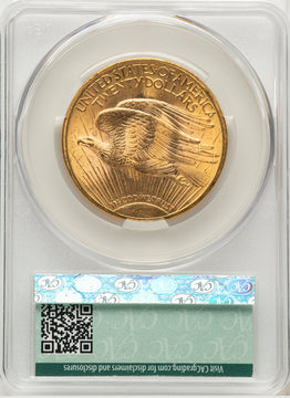 1923 $20 Saint-Gaudens Double Eagle CACG MS64