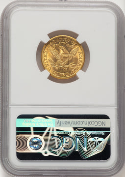 1903 $5 CAC Liberty Half Eagle NGC MS62