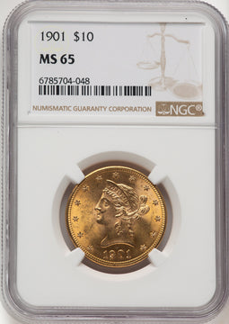 1901 $10 Liberty Eagle NGC MS65 (776139024)