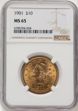 1901 $10 Liberty Eagle NGC MS65 (776139028)