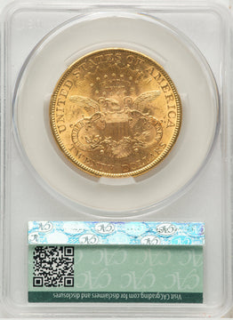 1900 $20 CAC Liberty Double Eagle CACG MS63