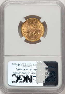 1897 $5 Liberty Half Eagle NGC MS65
