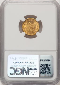 1903 $2.50 Liberty Quarter Eagle NGC MS65 (767402024)