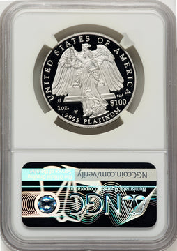 2008-W $100 One-Ounce Platinum Eagle Statue of Liberty Mike Castle NGC PF70