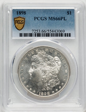1898 PL Morgan Dollar PCGS MS66