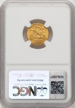 1915-S $2.50 Panama-Pacific Quarter Eagle Commemorative Gold NGC MS66+