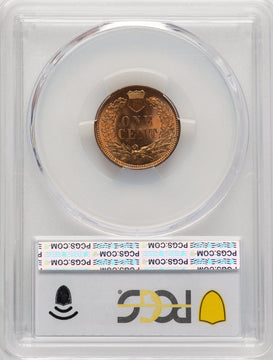 1904 1C RD Indian Cent PCGS MS65