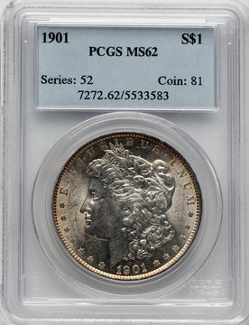 1901 Morgan Dollar PCGS MS62 (776660024)