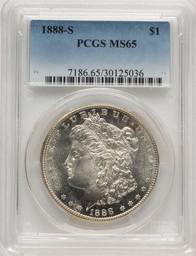 1888-S Morgan Dollar PCGS MS65