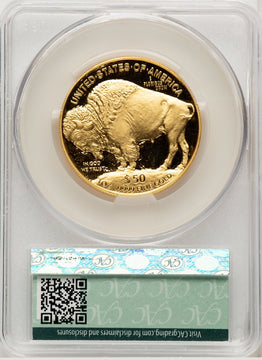 2006-W $50 One-Ounce Gold Buffalo .9999 Fine Gold CACG PR70 (776765002)