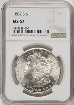 1882-S Morgan Dollar NGC MS67 (777065407)