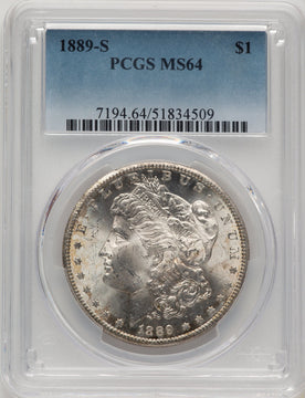1889-S Morgan Dollar PCGS MS64 (520977013)