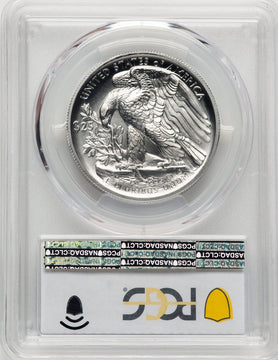 2020-W Palladium Eagle 1 oz Burnished Blue Gradient PCGS MS70