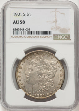 1901-S Morgan Dollar NGC AU58