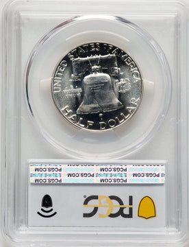 1951 50C CAC Blue Gradient Proof Franklin Half Dollar PCGS PR67