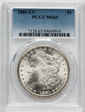 1881-CC Morgan Dollar PCGS MS65 (520735009)