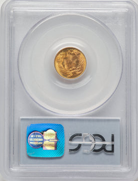 1888 G$1 CAC Gold Dollar PCGS MS67