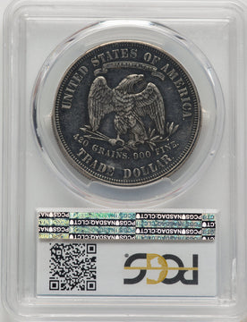 1876 T$1 Trade Dollar PCGS AU50