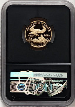 2015-W $10 Quarter-Ounce Gold Eagle Miles Standish NGC PF70