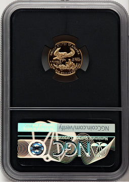 2003-W $5 Tenth-Ounce Gold Eagle Miles Standish NGC PF70
