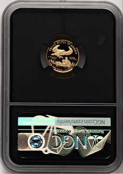 2011-W $5 Tenth-Ounce Gold Eagle Miles Standish NGC PF70