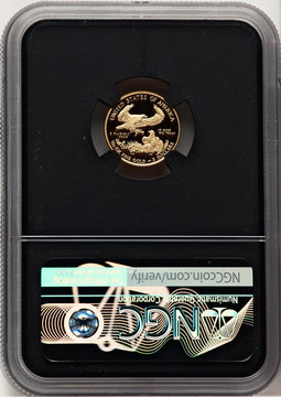 2017-W $5 Tenth-Ounce Gold Eagle Miles Standish NGC PF70