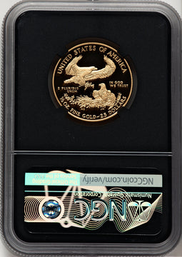 2017-W 1/2 Oz Gold Eagle First Strike Miles Standish NGC PF70
