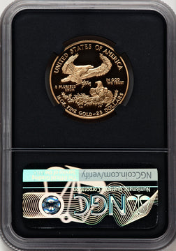 2000-W $25 Half-Ounce Gold Eagle Miles Standish NGC PF70