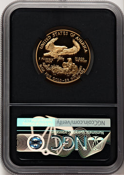 1992-P $25 Half-Ounce Gold Eagle Miles Standish NGC PF70