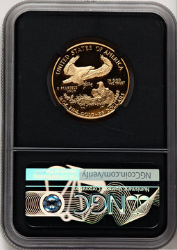 1997-W $25 Half-Ounce Gold Eagle Miles Standish NGC PF70