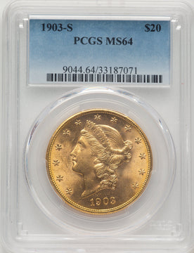 1903-S $20 Liberty Double Eagle PCGS MS64