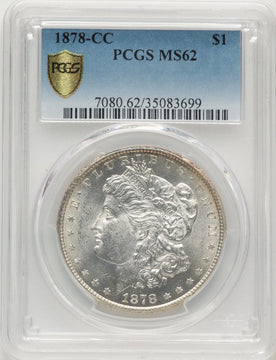 1878-CC Morgan Dollar PCGS MS62 (506461001)