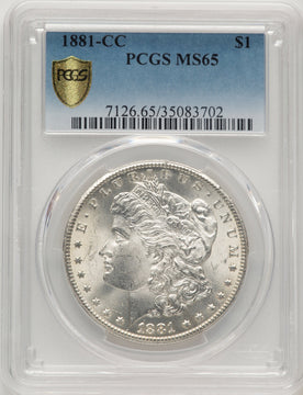1881-CC Morgan Dollar PCGS MS65 (506461003)